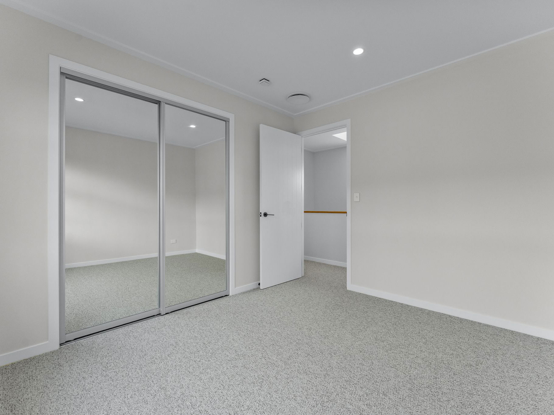 Showhome Bedroom that has been made airtight using AeroBarrier