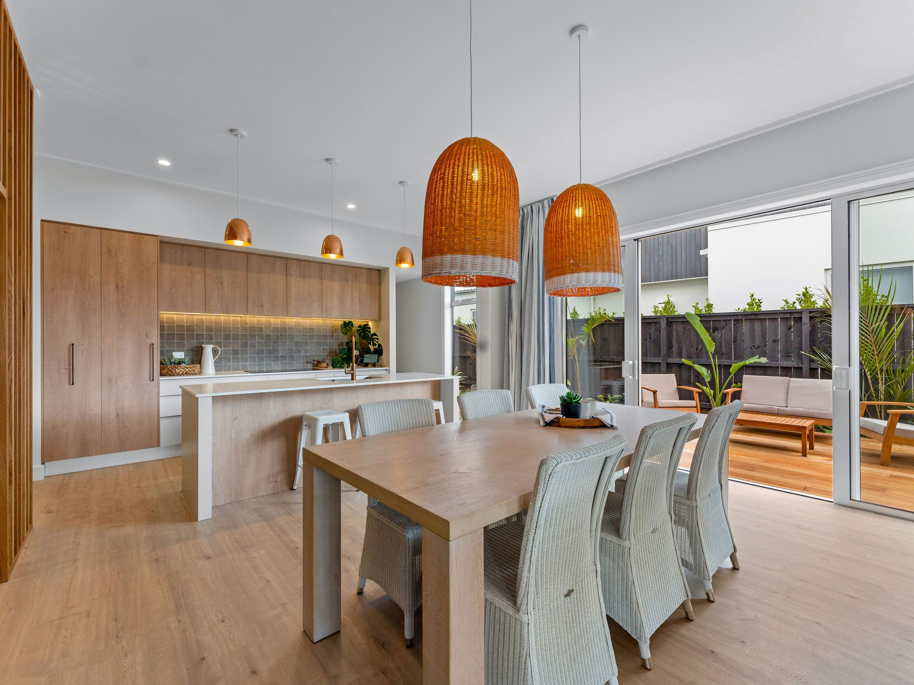 Showhome Dining Room that has been made airtight using AeroBarrier